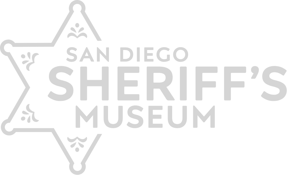 San Diego Sheriff's Museum logo gray