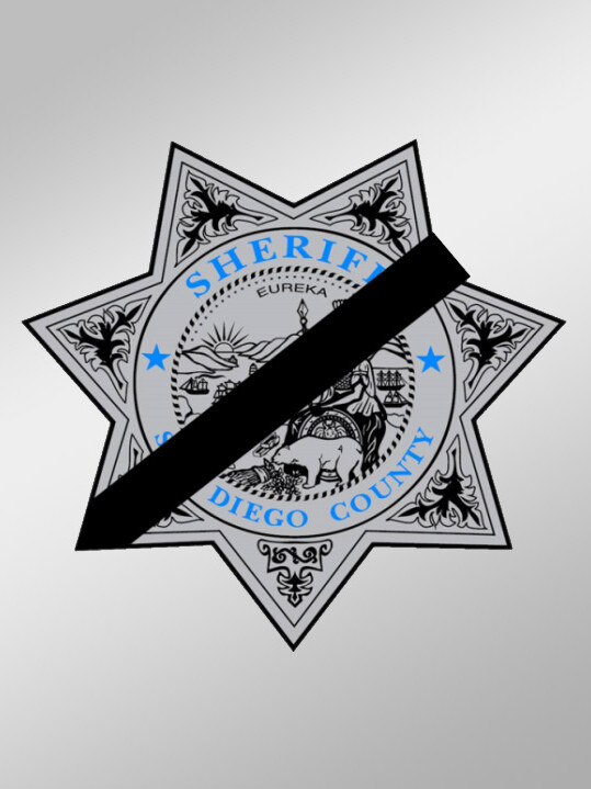 San Diego Sheriffs In Memoriam badge