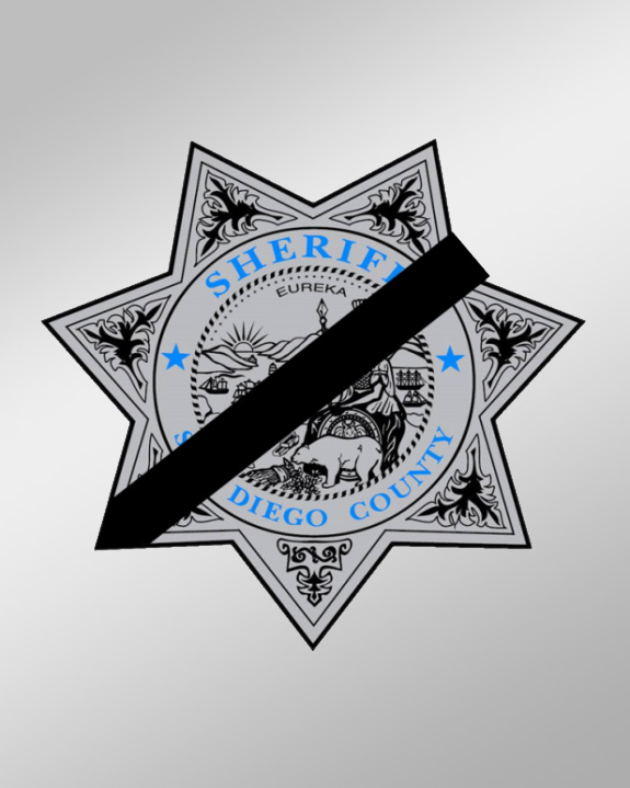 San Diego Sheriffs In Memoriam badge